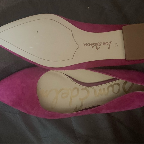 Sam Edelman Fuchsia Flats for Women - Picture 2 of 3